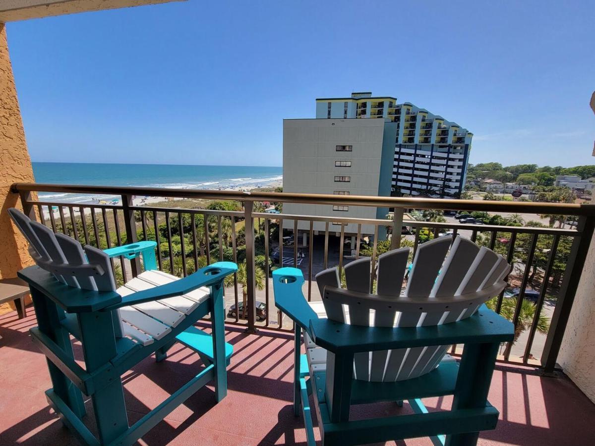 Ocean View King Suite With Modern Decor And Accents - Caravelle Resort 605 Sleeps 4 Guests Myrtle Beach Exteriér fotografie